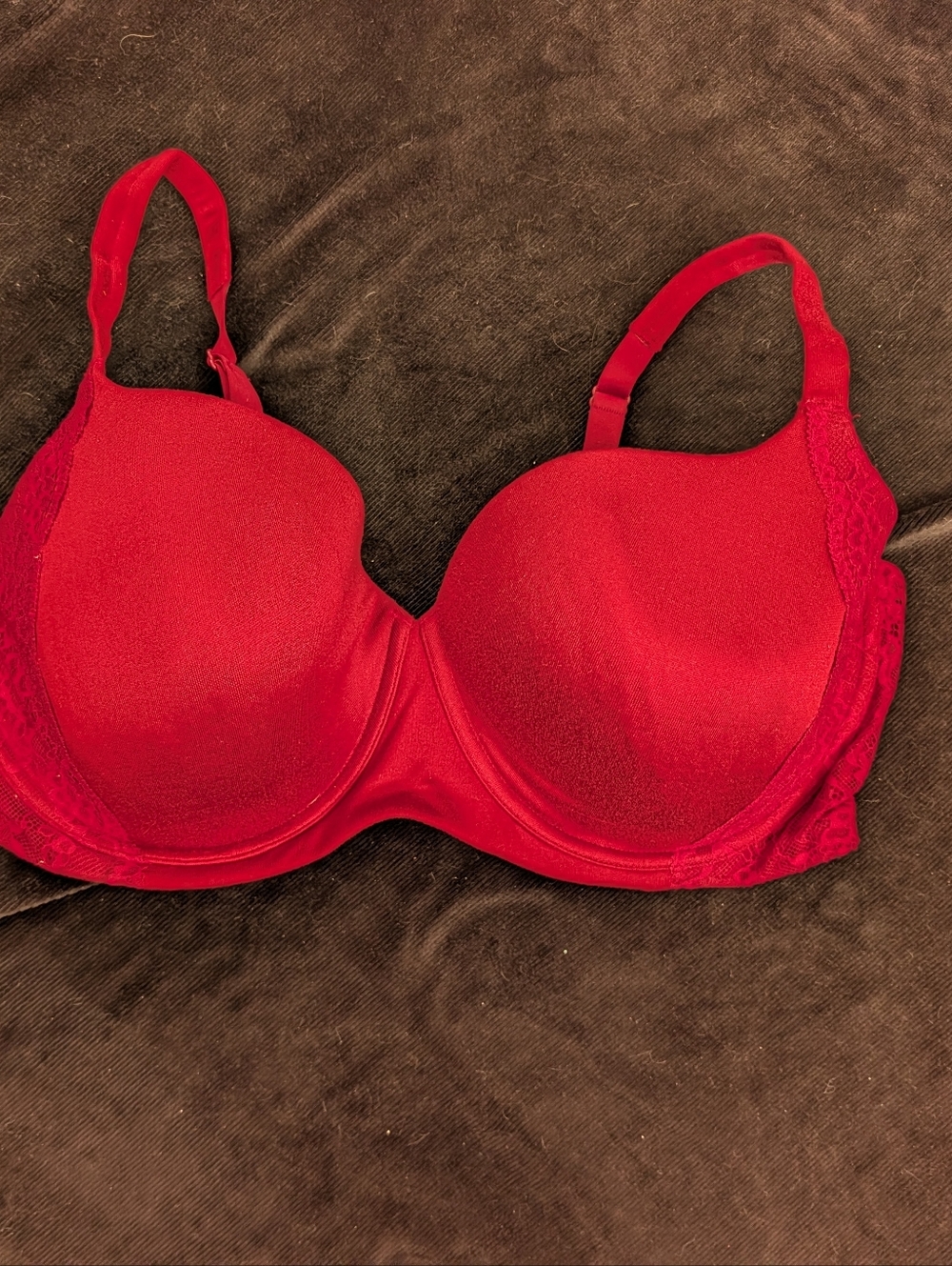 Secret Treasures Red Smooth Molded T-Shirt Bra